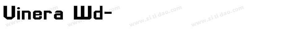 Vinera Wd字体转换